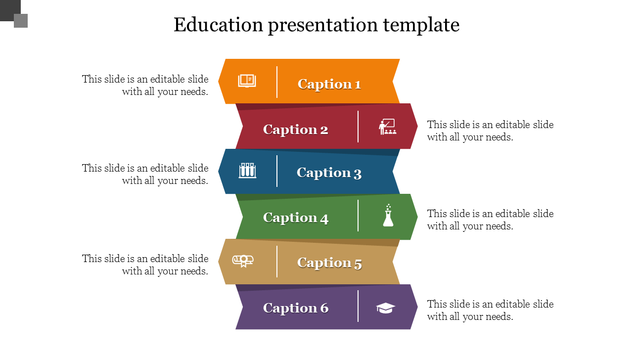Free - Editable Education Presentation Template PPT Slides